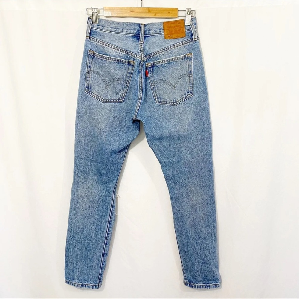 Levi 501 skinny jeans ripped - Picture 4 of 7